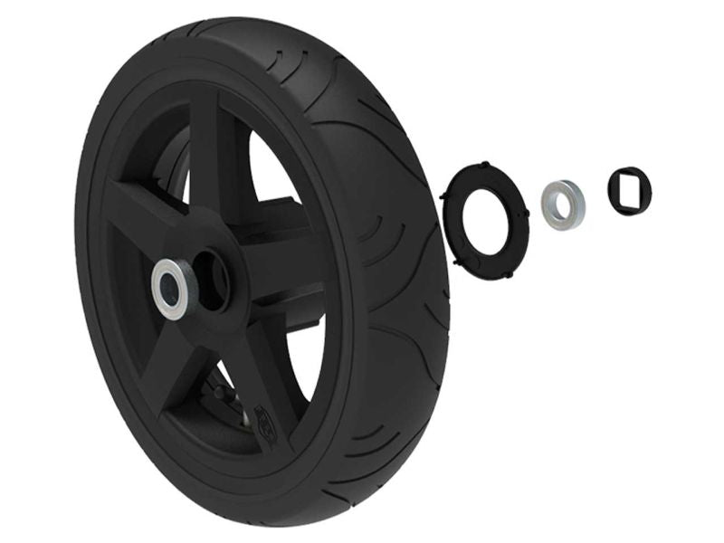 BERG Rad für Rally Orange Pedal-Gokart, 12.5x2.50-9 Slick, schwarz