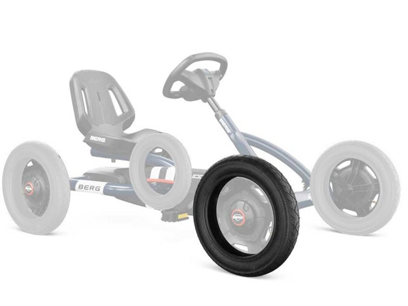 BERG Reifen für Buddy Classic Blue, 12.5x2.25-8 slick, schwarz