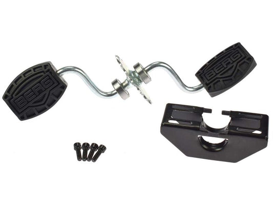 BERG Buzzy Tretlager mit Halterung und Pedalen, schwarz