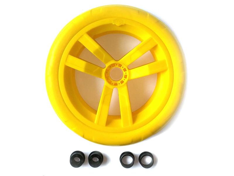 BERG Rad für Buzzy Pedal-Gokart, hinten, gelb/gelb, 9x2