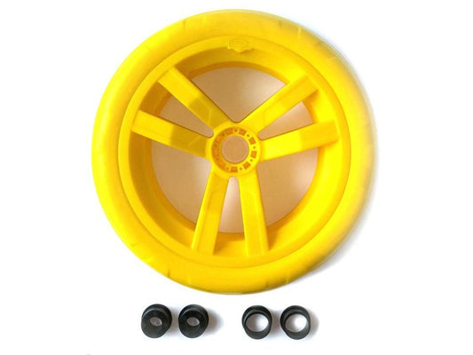 BERG Rad für Buzzy Pedal-Gokart, hinten, gelb/gelb, 9x2
