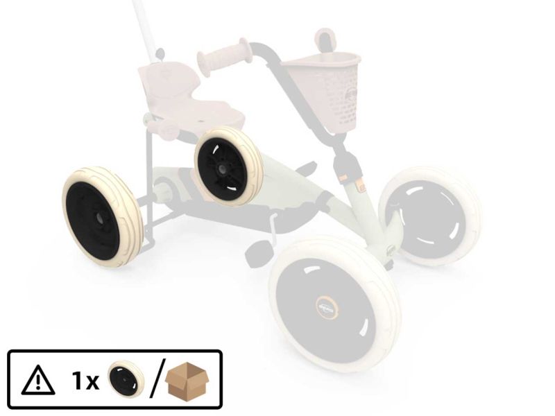 BERG Rad Buzzy, 9x2, schwarz/beige, hinten