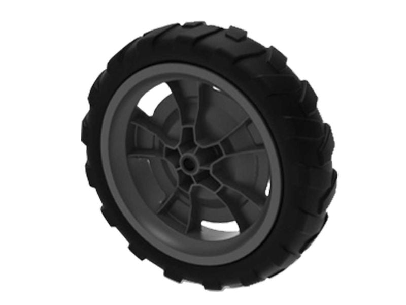 BERG Buzzy Police Rad Cross grau/schwarz, 9x2 vorne links