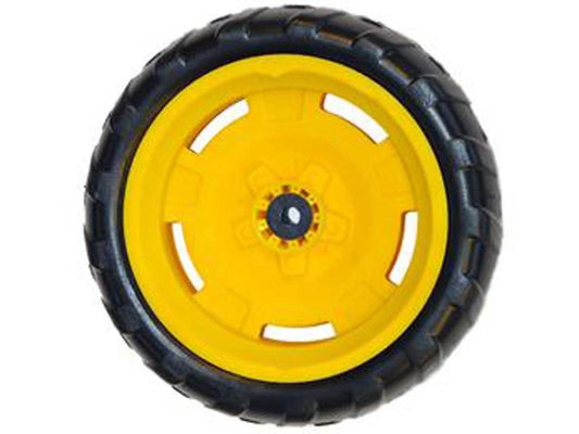 BERG Rad für Buzzy John Deere Pedal-Gokart, gelb/schwarz, 9x2, links