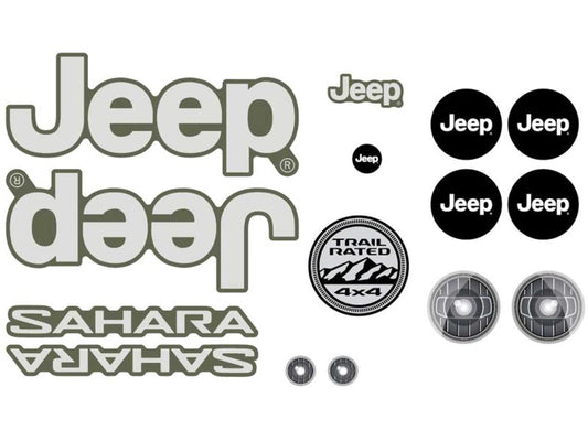 BERG Aufkleber-Set für Buzzy Sahara Pedal-Gokarts