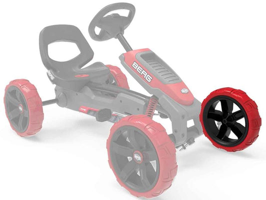 BERG Rad für Reppy Rebel Pedal-Gokarts, vorne links, 10x2.5, schwarz-rot