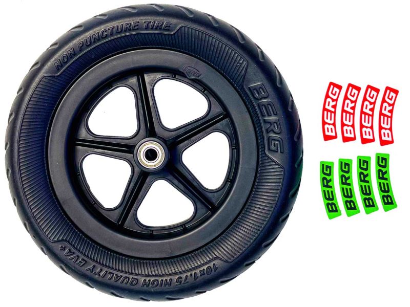 BERG Rad für Biky Laufrad, 10&#039;&#039;, EVA, schwarz