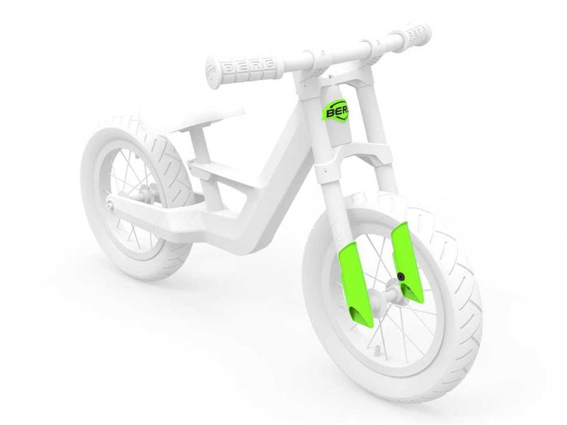 BERG Achsführung Frontgabel und Abdeckung Lenkbegrenzer für Biky Mini/City Green
