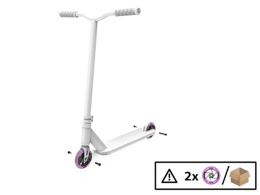 BERG Radsatz für »Proxus X1« Stuntroller, Grey/Pink
