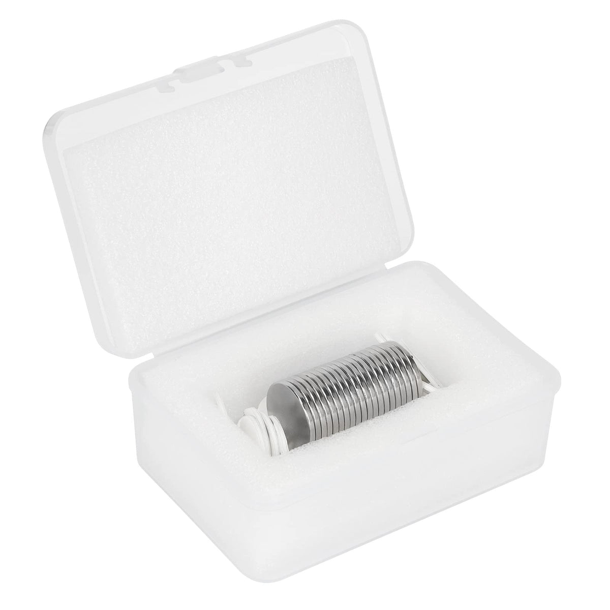 Wukong Schwarz Neodym Magnete Selbstklebend Extra Stark 20x3mm | 6 Stück, Mini Runde Magnete Heavy Duty für Magnettafel Whiteboard Kühlschrank
