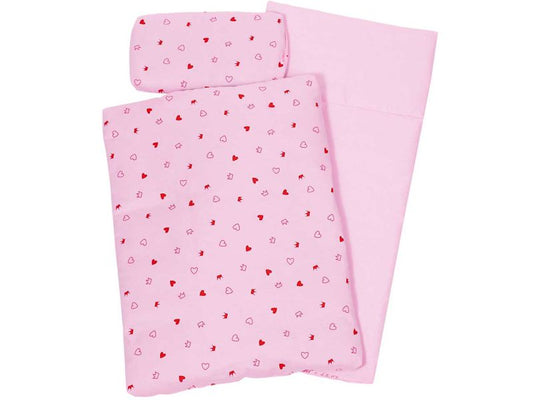 goki Puppenbettzeug mit Herz und Krone