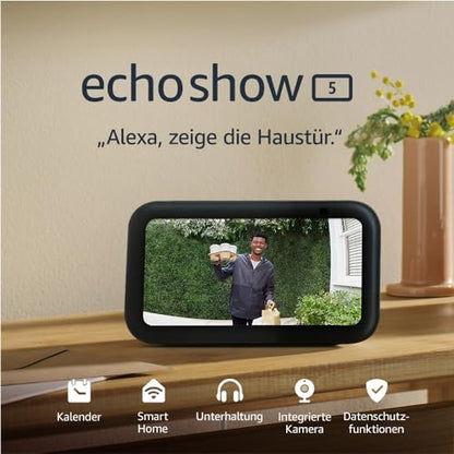 Echo Show 5 (3. Gen.) - Smarter Touchscreen mit Alexa zum Steuern deines Smart Homes