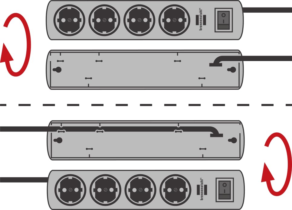 Brennenstuhl Primera-Line Steckdosenleiste 10-Fach (2m Kabel)