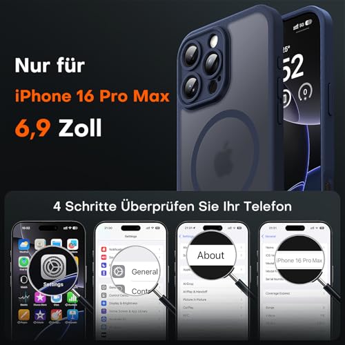 TOCOL 3 in 1 Case für Apple iPhone