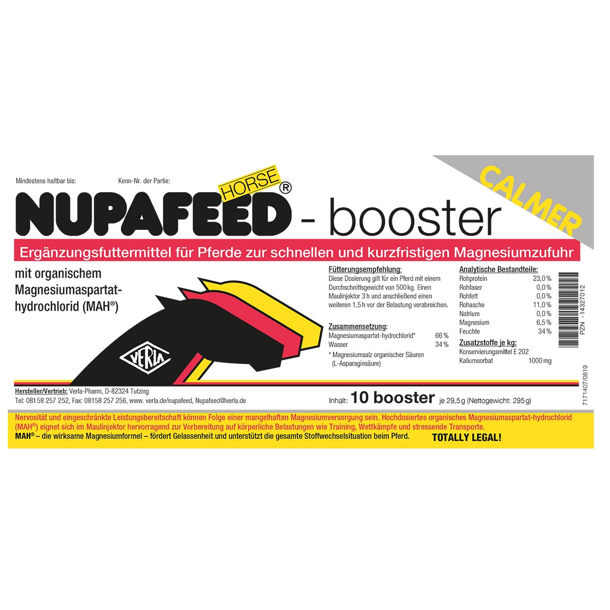 Nupafeed Calmer Booster á 10 Stück