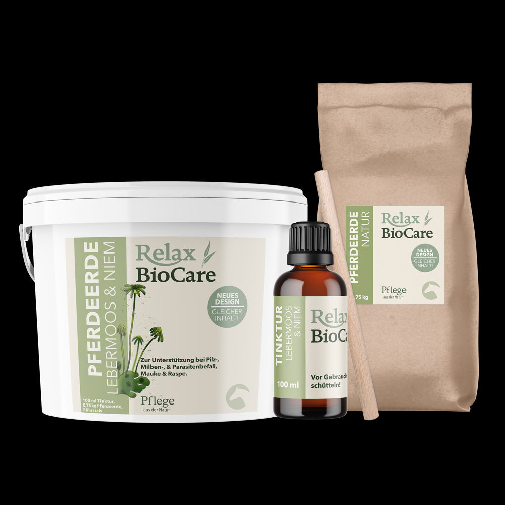 Relax Pferdeerde Lebermoos + Niem