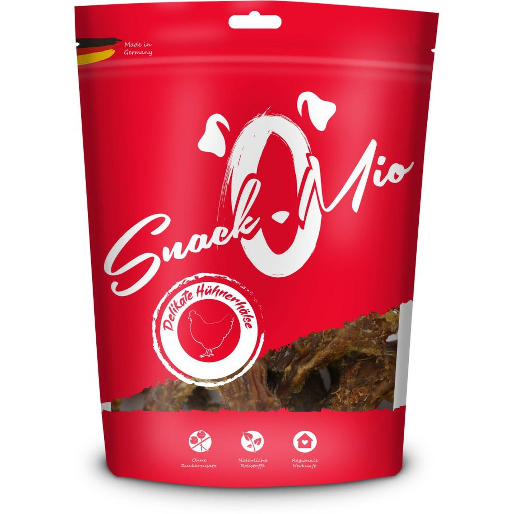 SnackOMio - delikate Hühnerhälse 125g