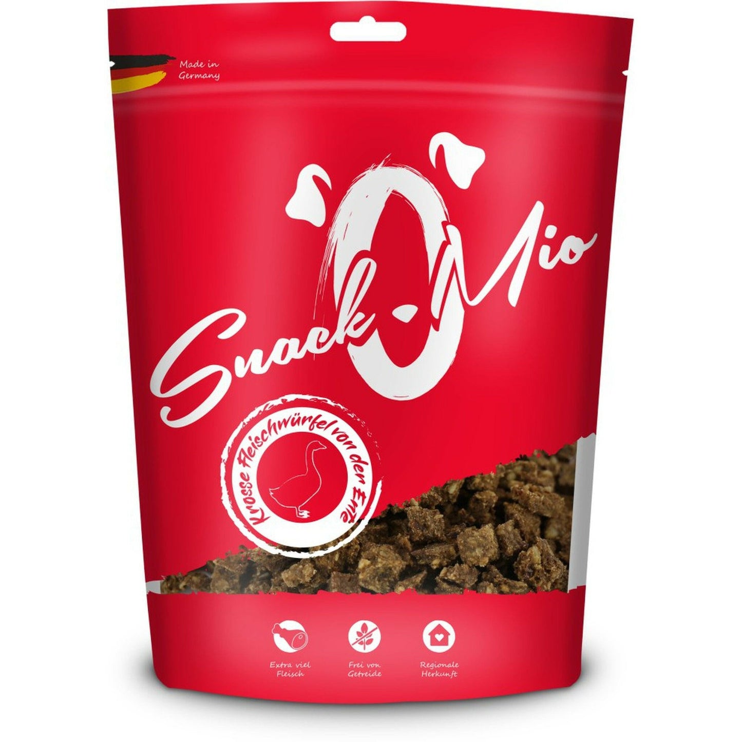 SnackOMio - krosse Fleischwürfel 125g
