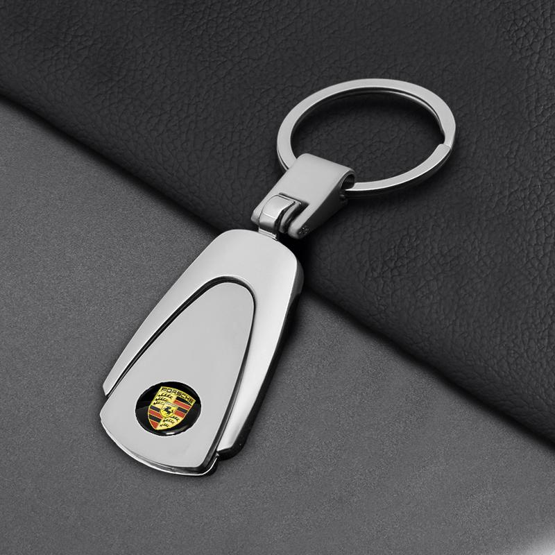 1 Stück Leder Schlüsselanhänger Auto Schlüsselanhänger Anhänger Schlüsselanhänger Dekor Zubehör Für Porsche Cayenne Panamera Macan Boxster 911 Carrera-GT 928 944 968