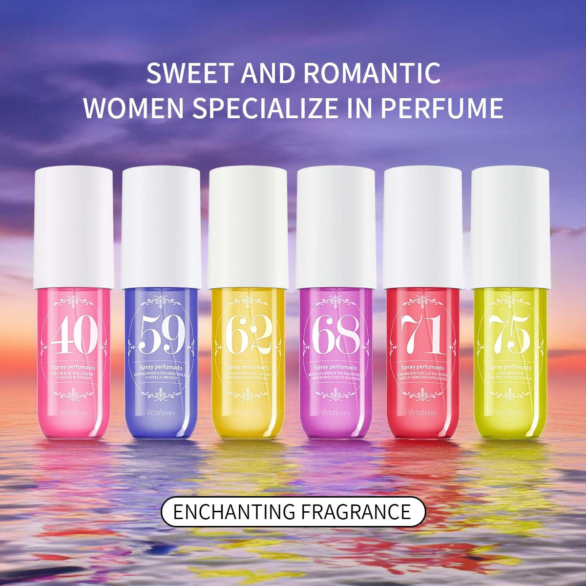 Alcohol-Free Women's Perfume Spray - Long-Lasting Digital Fragrance For Body & Hair (Popular Scent)​