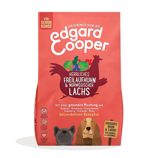 Edgard & Copper Dog Senior Trockenfutter Huhn & Lachs