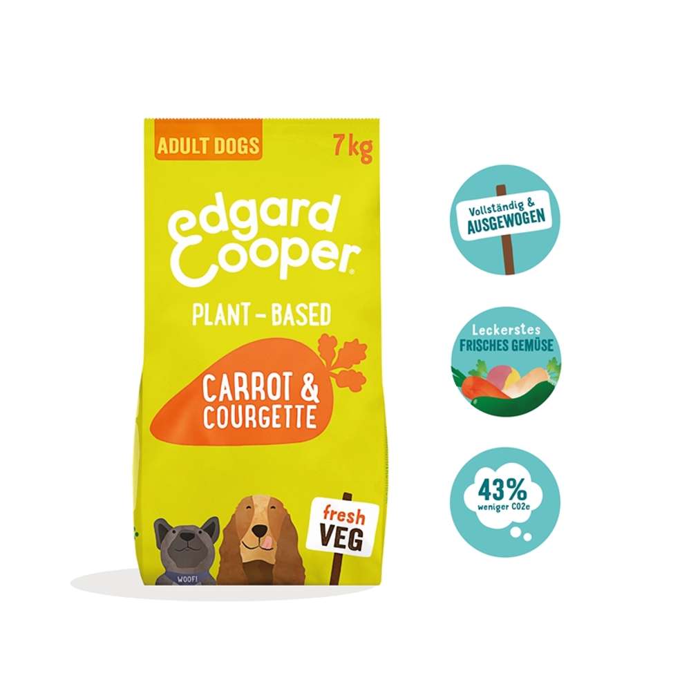 Edgard & Cooper Dog Adult Trockenfutter Karotte