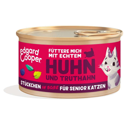 Edgard & Cooper Cat Senior in Soße 18x85g