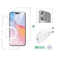 4smarts 3in1 Premium Starter Set für Apple iPhone 16 MagSafe-kompatibel