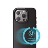 4smarts Silikon Case Cupertino für Apple iPhone 16 Pro schwarz MagSafe-kompatibel