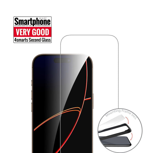 4smarts Second Glass mit Montagerahmen für Apple iPhone 17 Pro