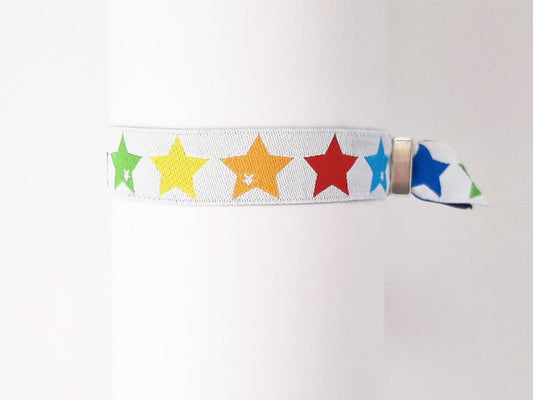 Einlassband bunte Sterne