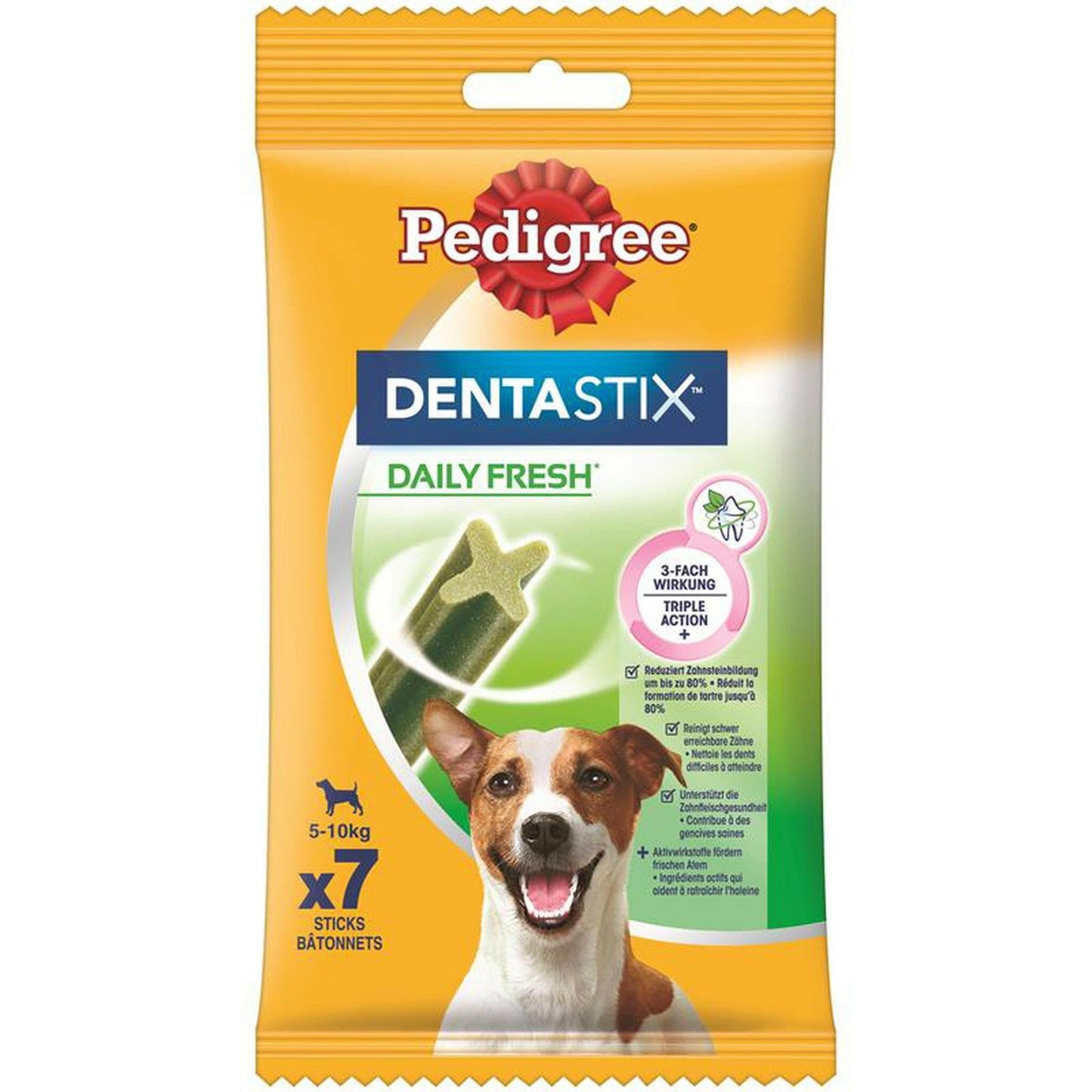 Pedigree Snack Denta Stix Fresh junge & kleine Hunde