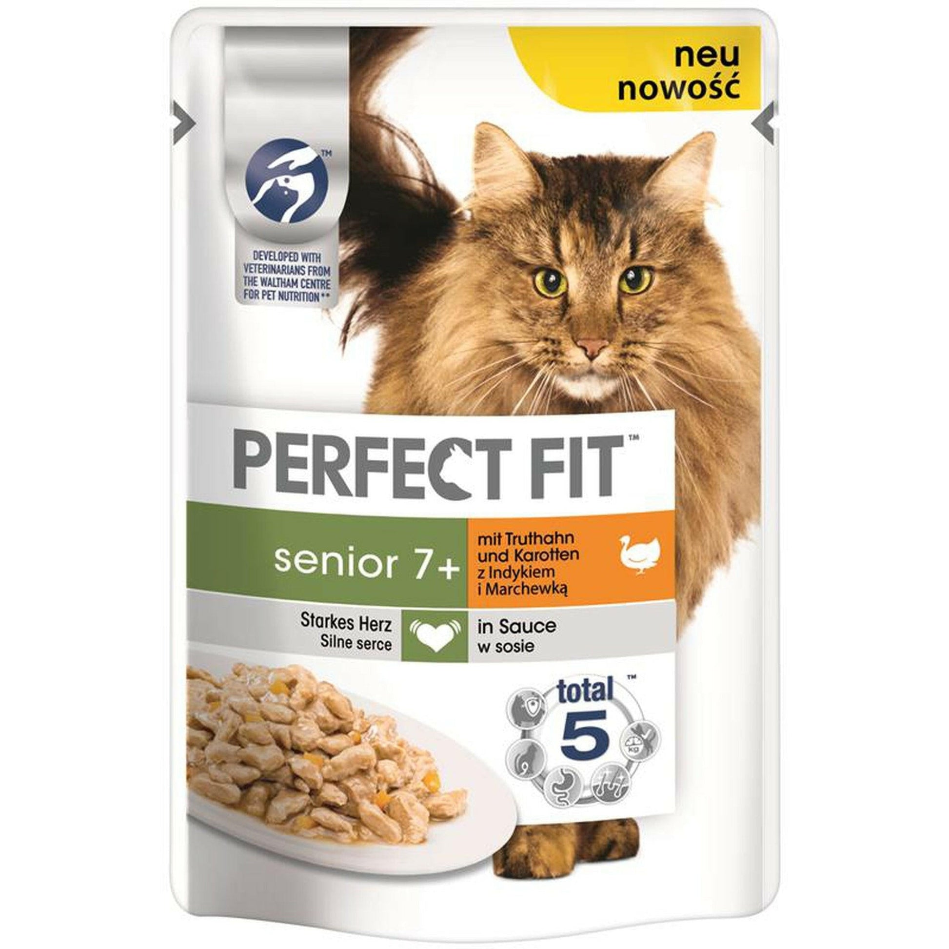 Perfect Fit Cat Portionsbeutel Senior Pute 12x85g
