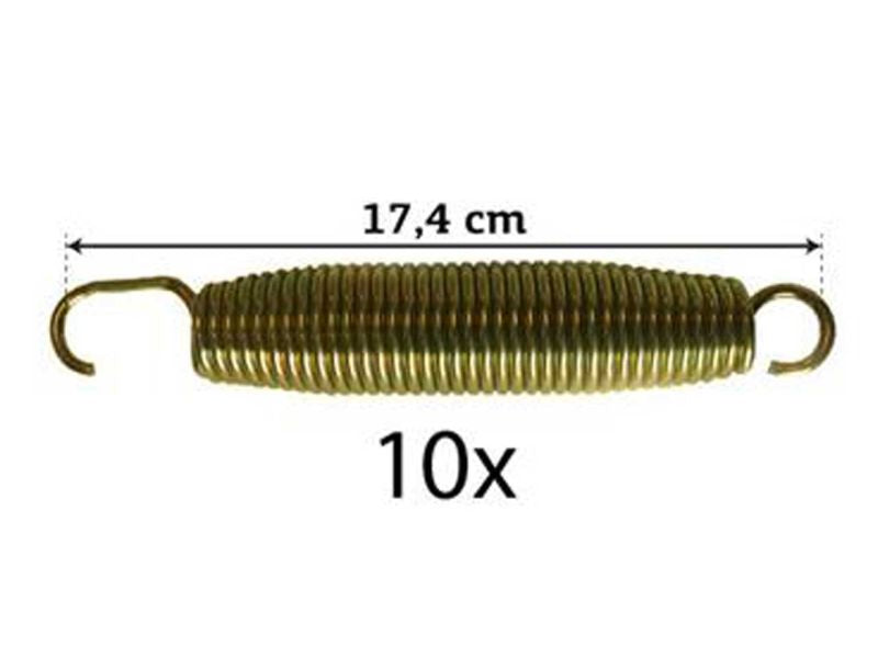 BERG Federn »GoldSpring Solo« für Favorit Trampoline, 10 Stück, bis Baujahr 2014; 17,4 cm