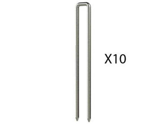 BERG Befestigungshering, U-Form, für InGround Trampoline, 10 Stück