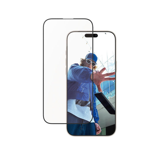 PanzerGlass® Displayschutz Aluminum Rahmen für iPhone 16 Pro Max - Ultra-Wide Fit
