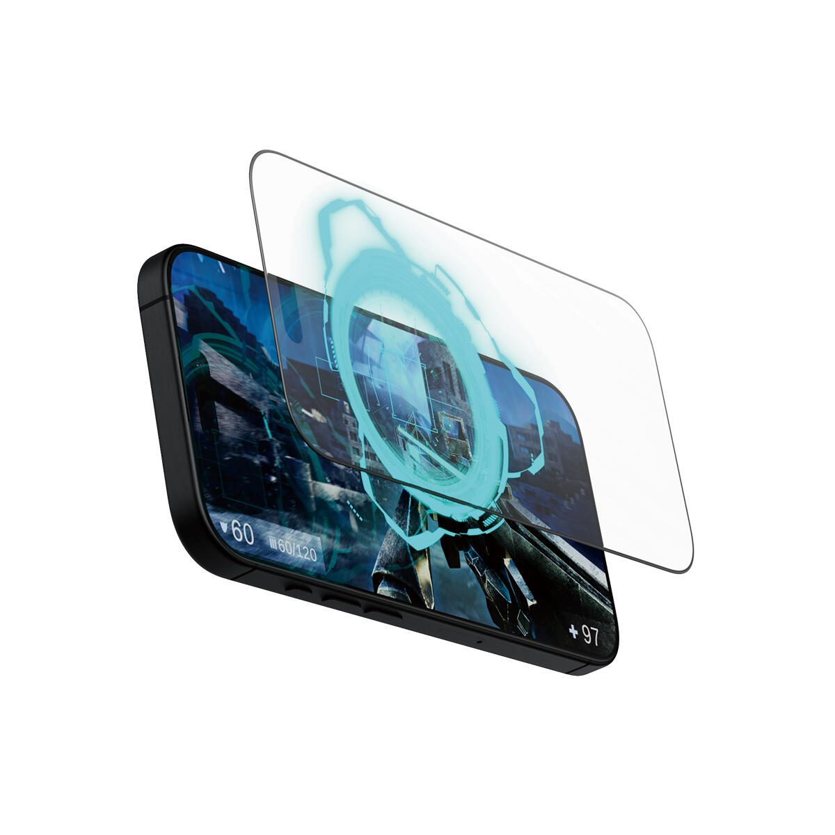 PanzerGlass® Gaming Displayschutz für iPhone 16 Pro - Ultra-Wide Fit