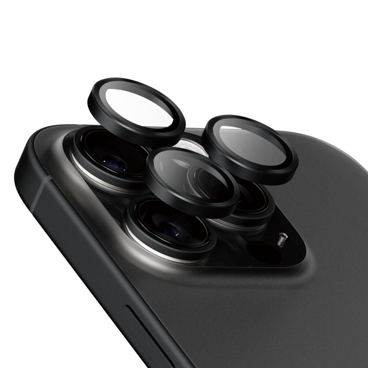 PanzerGlass® Hoops™ Ceramic Kameraschutz für iPhone 16 Pro & iPhone 16 Pro Max