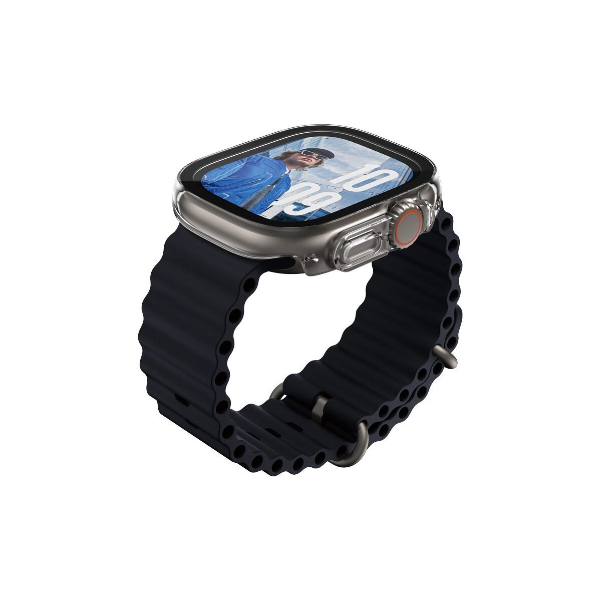 PanzerGlass® Displayschutz Snappie Full Body Slim Transparent für Apple Watch Ultra 2