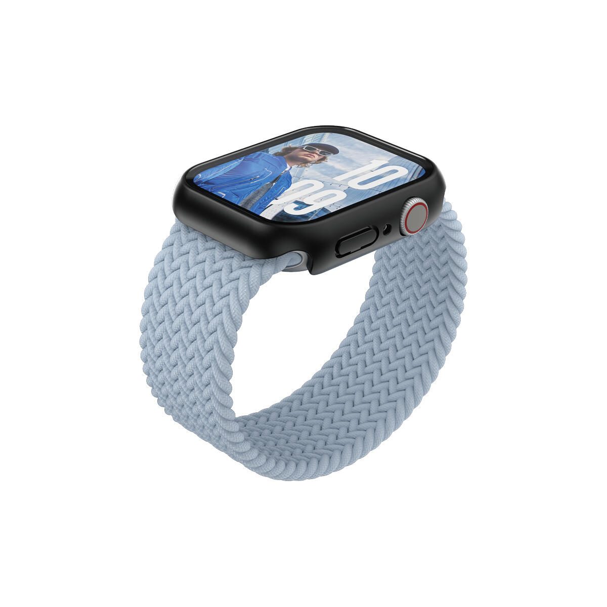 PanzerGlass® Displayschutz Snappie Full Body Slim Schwarz für Apple Watch
