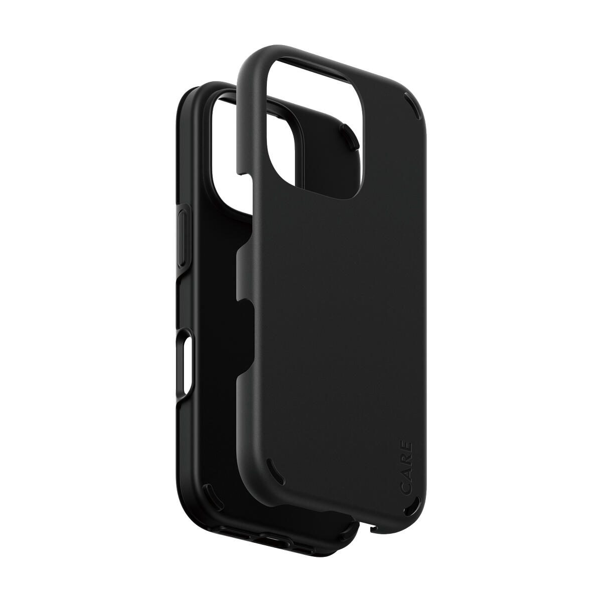CARE by PanzerGlass® Feature Case Double Defense Schwarz für iPhone 16 Pro