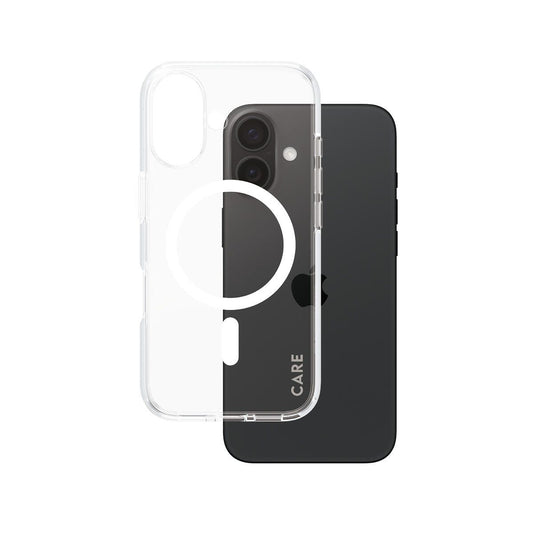 CARE by PanzerGlass® Flagship Case Transparent Urban Combat Weiß MagSafe für iPhone 16