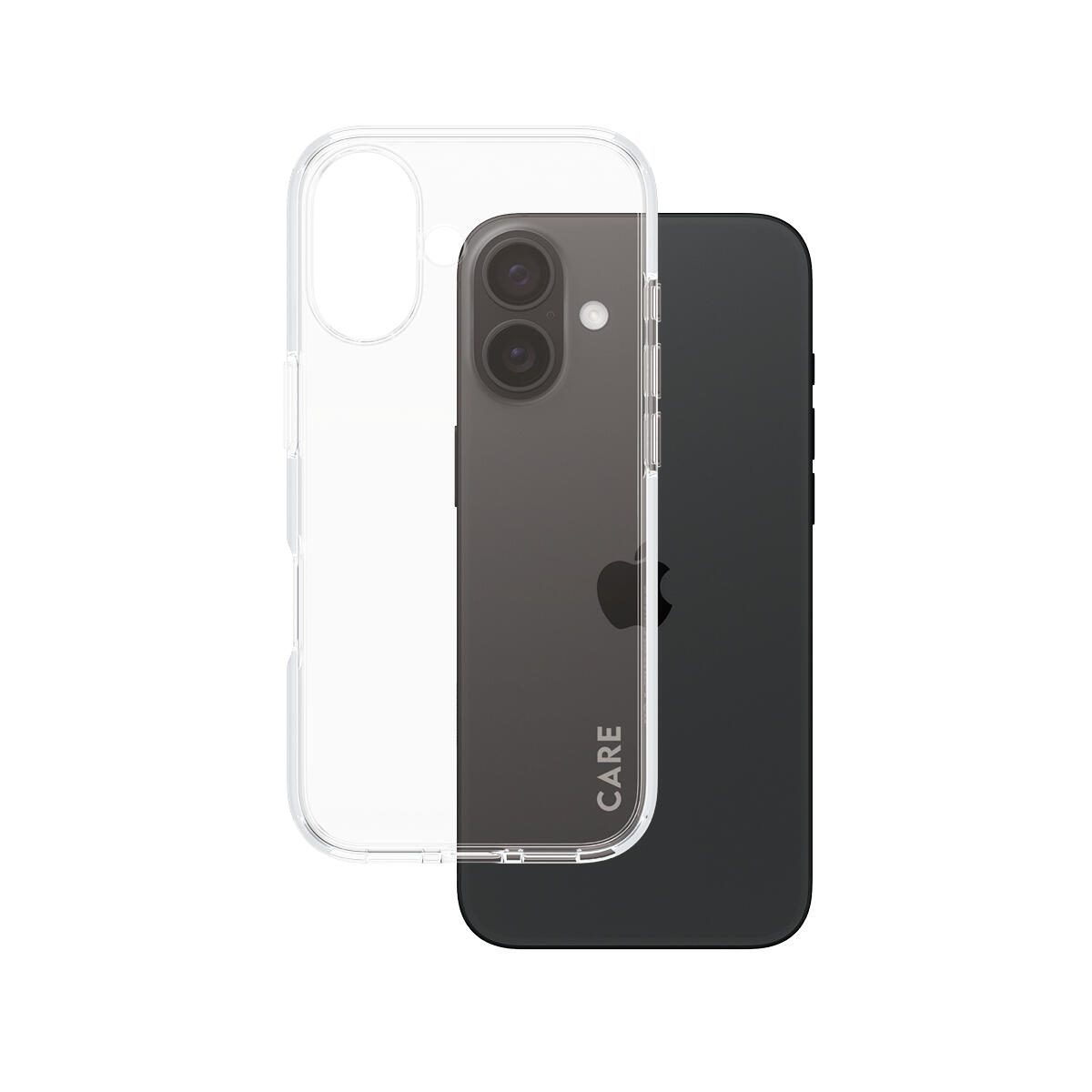 CARE by PanzerGlass® Flagship Case Transparent Urban Combat Clear Rahmen für iPhone 16