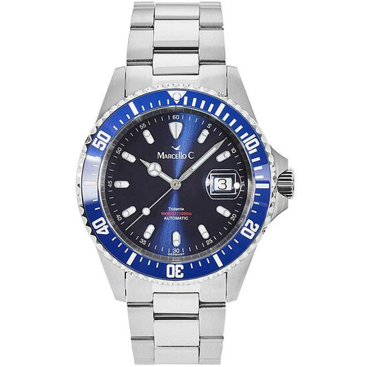 Marcello C. Tridente Modell 2040.1 mit blauem Zifferblatt