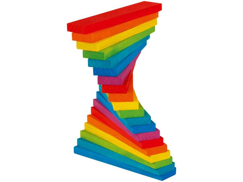 goki evolution Bausteine »Farbenreich« aus Holz, 200 Teile