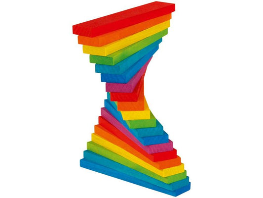 goki evolution Bausteine »Farbenreich« aus Holz, 200 Teile