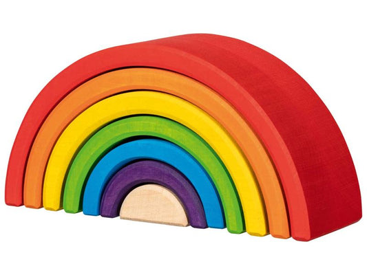 goki evolution Bausteine »Kleiner Regenbogen« aus Holz, 7 Teile
