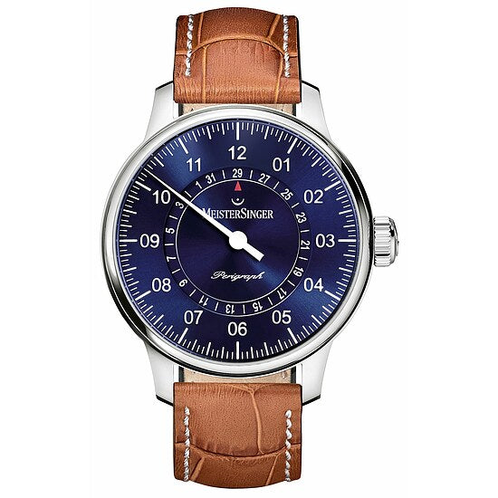 Perigraph AM 1008 von Meistersinger die Einzeigeruhr mit Datum und mit Automatikwerk