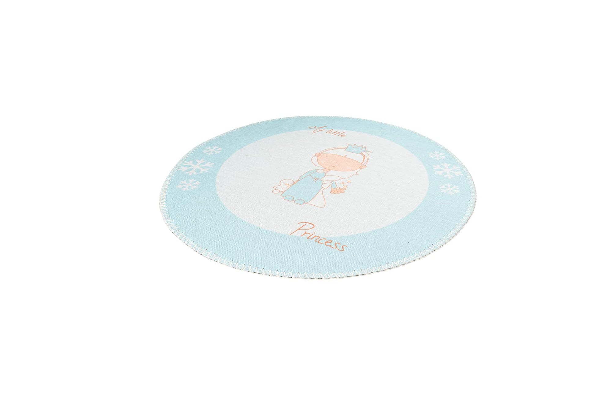 Teppich Bambini 100 Mint Ø 160cm RUND | Flachflor