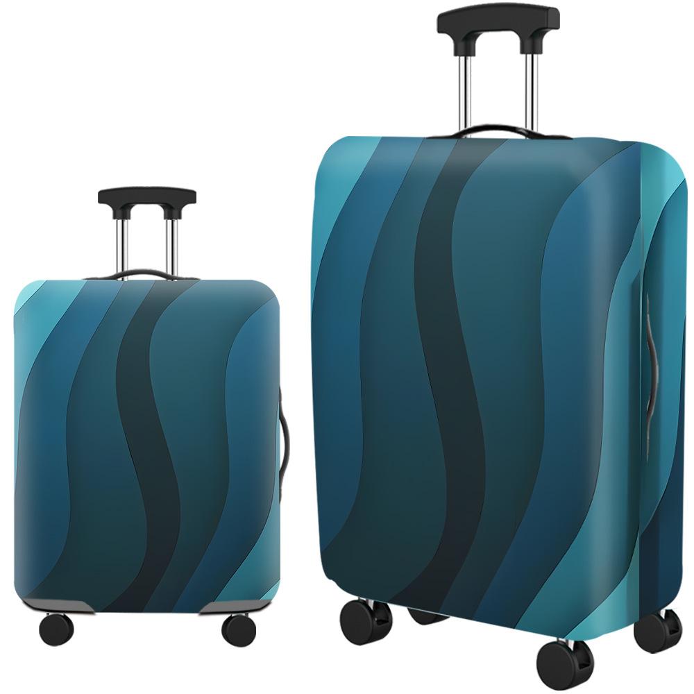 Reisegepäckhüllen für Koffer, Kofferhülle Gepäckschutz, Staubdicht, Langlebig, Elastisch, Passend für 18-32 Zoll Gepäck XL(29-32inch suitcase) blau